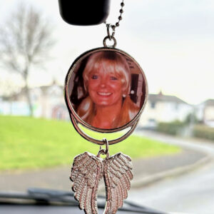 Angel Wing Car Charm.